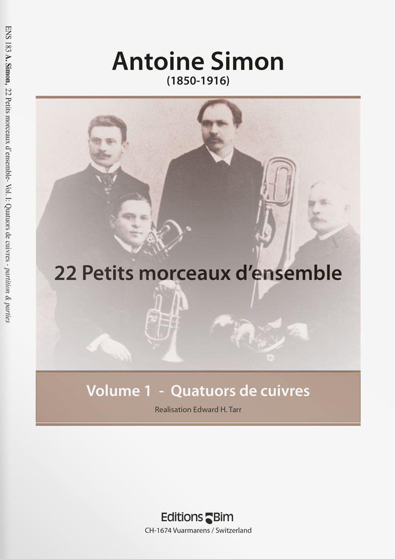 Simon Antoine 22 Petits Morceaux D Ensemble Vol 1 Ens183