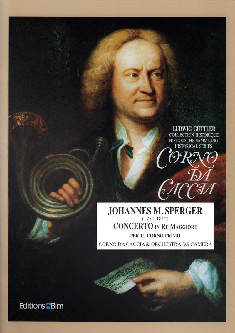 Sperger Johannes Concerto Re Maggiore Co3