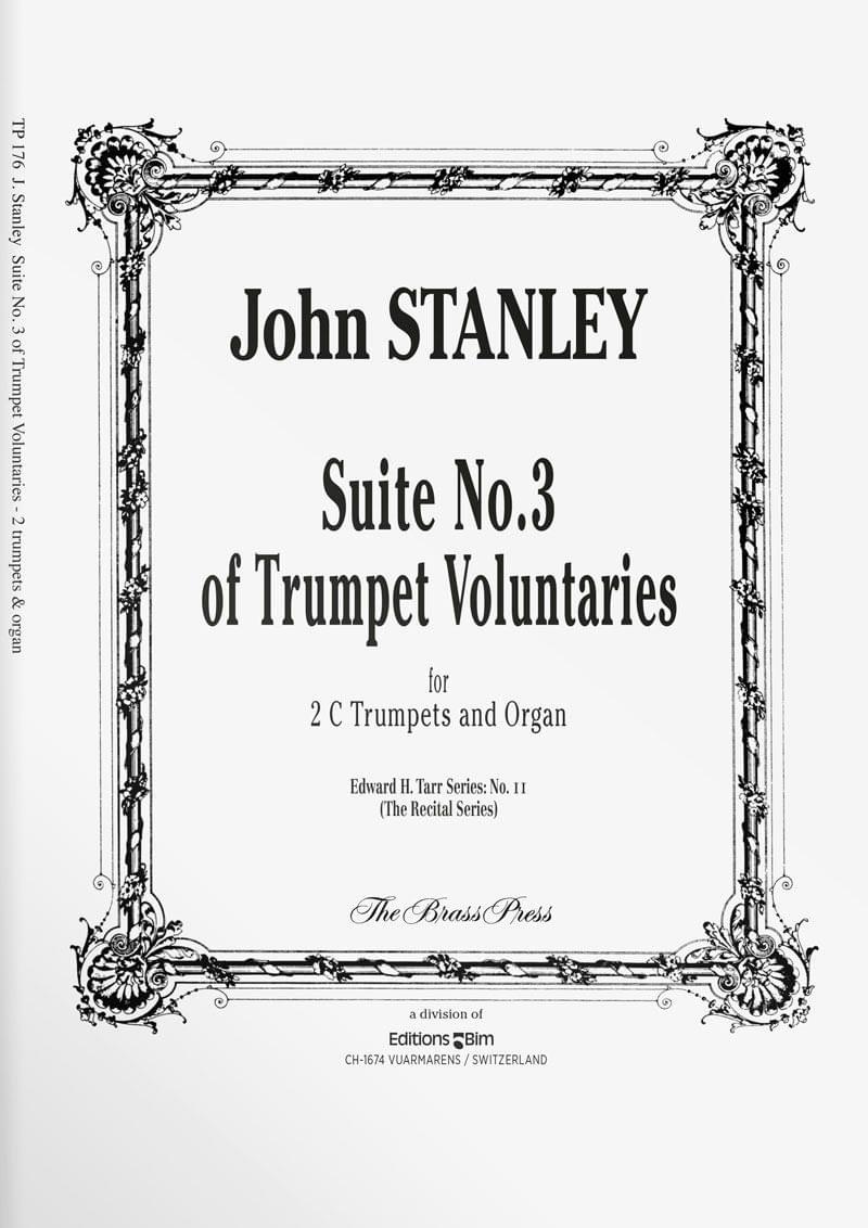 Stanley John Suite No 3 Trumpet Voluntaries Tp176