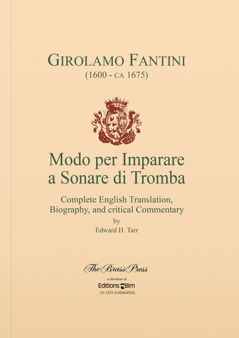 Tarr Edward Fantini Girolamo Modo Per Imparare A Sonare Tp187E