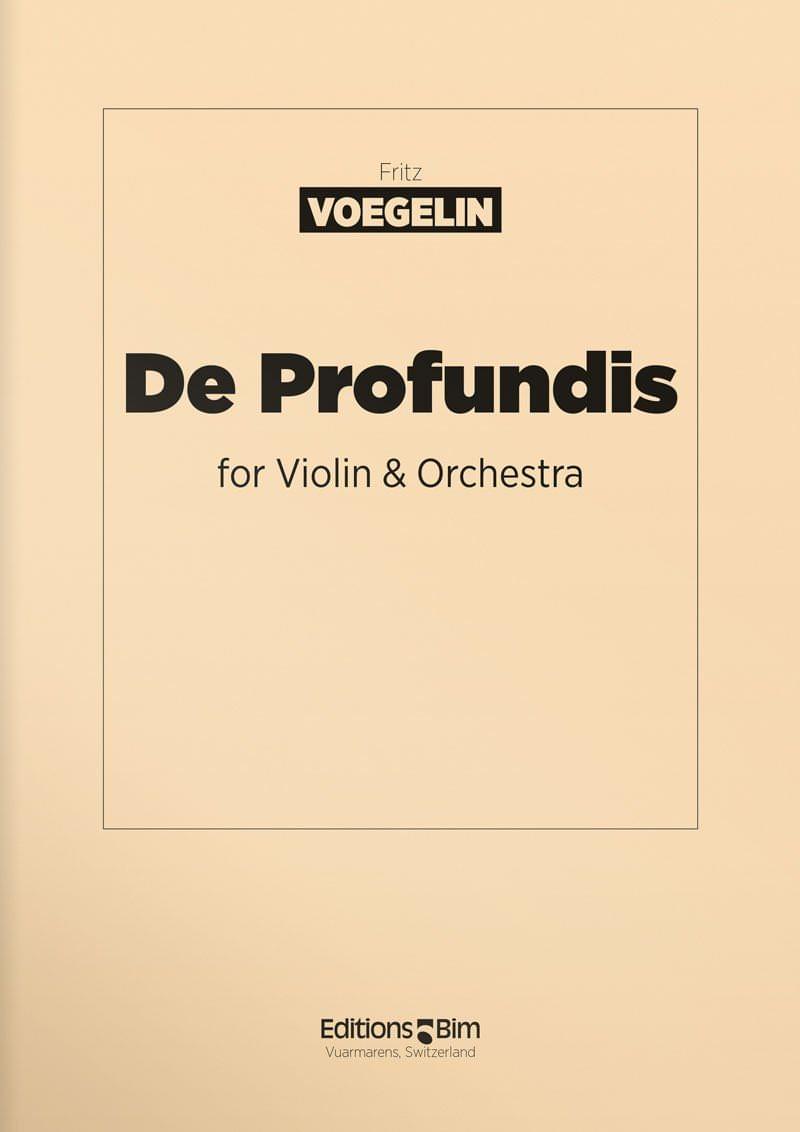 Voegelin Fritz De Profundis Vn5