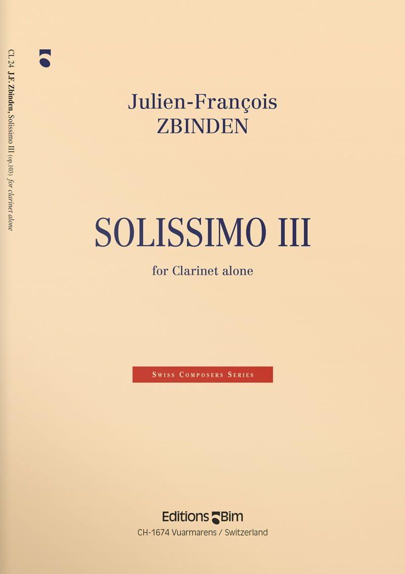 Zbinden Jf Solissimo Iii Cl24