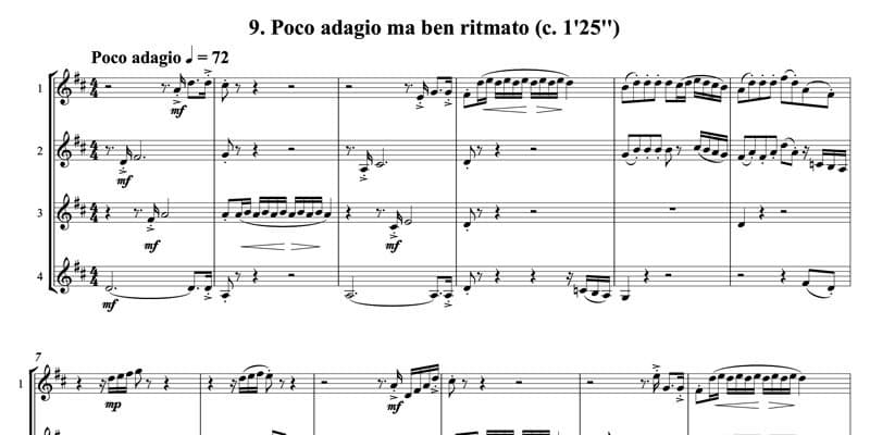 9. Poco adagio ma ben ritmato