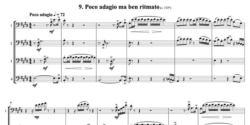 9. Poco adagio ma ben ritmato
