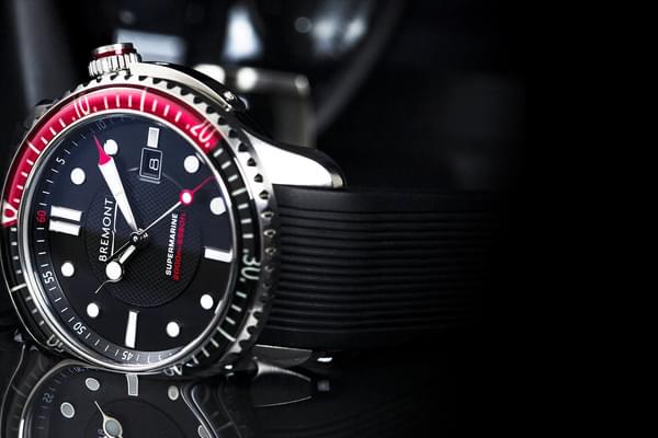 Luxury product shot of a Bremont watch