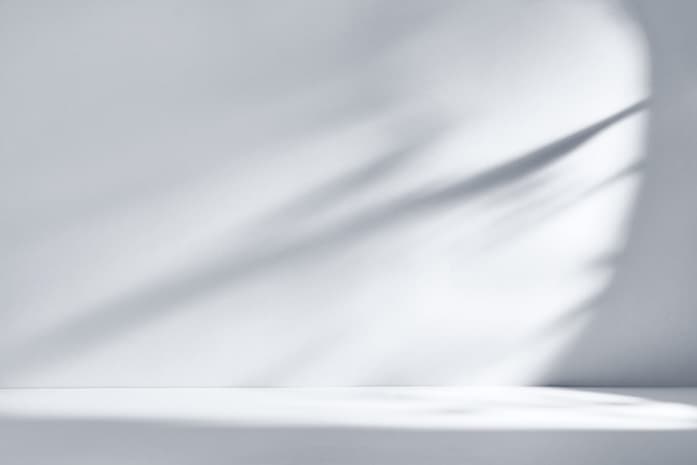 Shadow on white wall