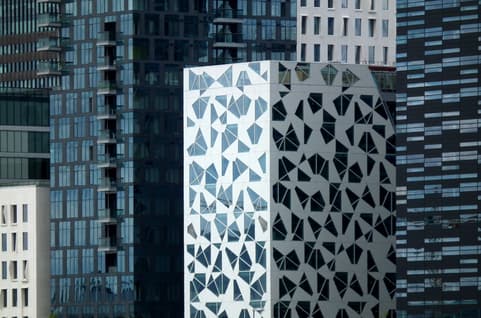 Skyscrapers. Photo.
