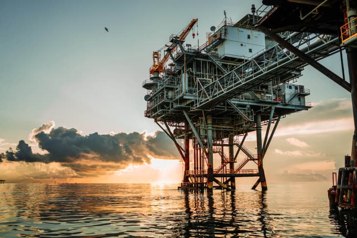 Offshore oil rig