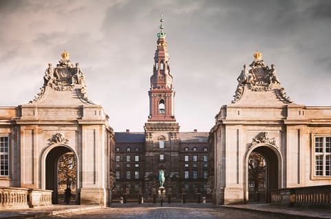 Folketinget, Danish parliament building. Photo. Photo.