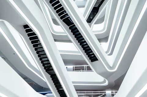 Futuristic staircase