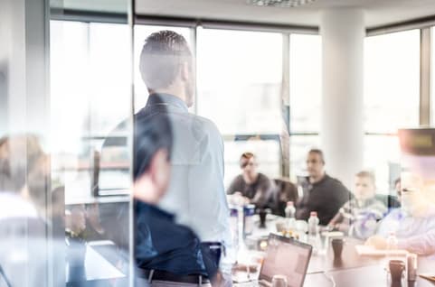 People in a meeting