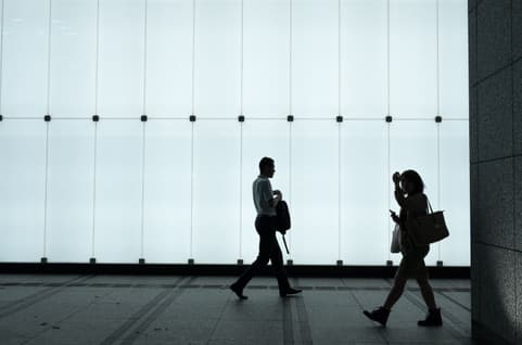 People silhouette