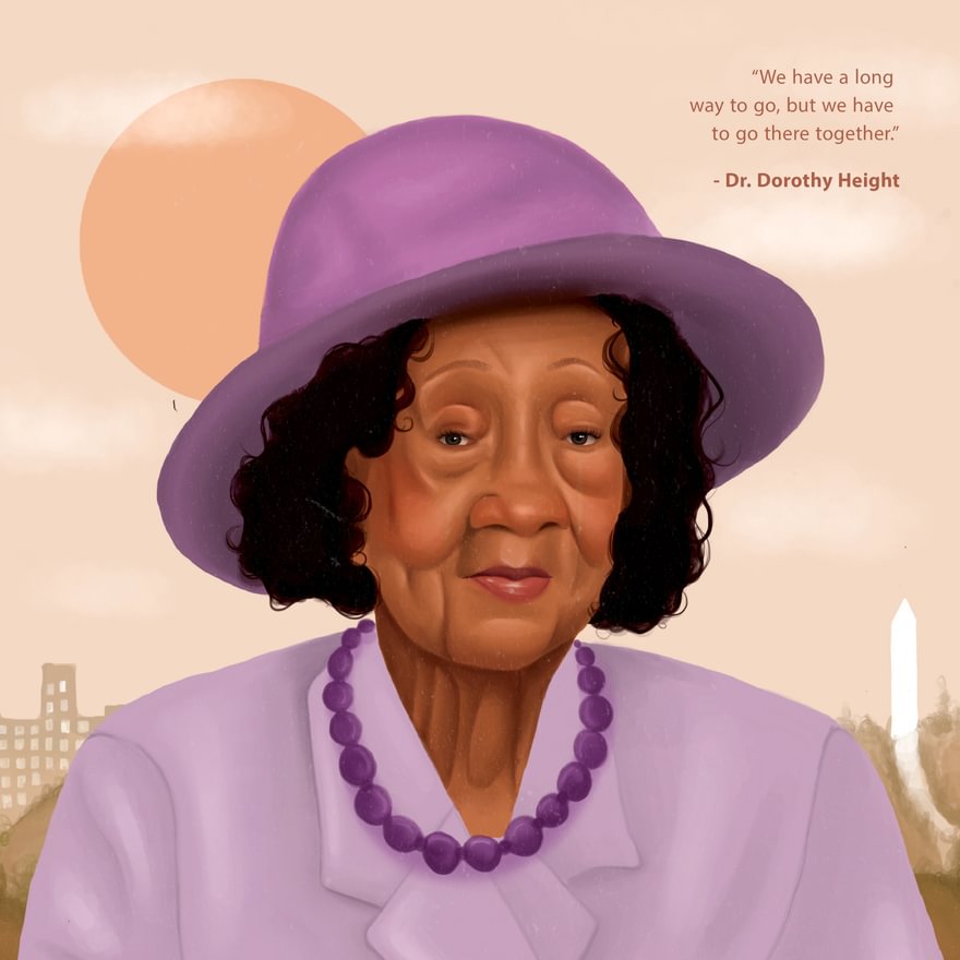 DR. DOROTHY HEIGHT FOR THE CIVIL RIGHTS ORG. The Canvas Agency