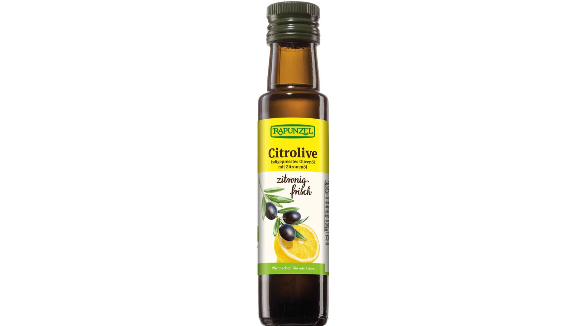 Rapunzel Olivenöl mit Zitronenöl