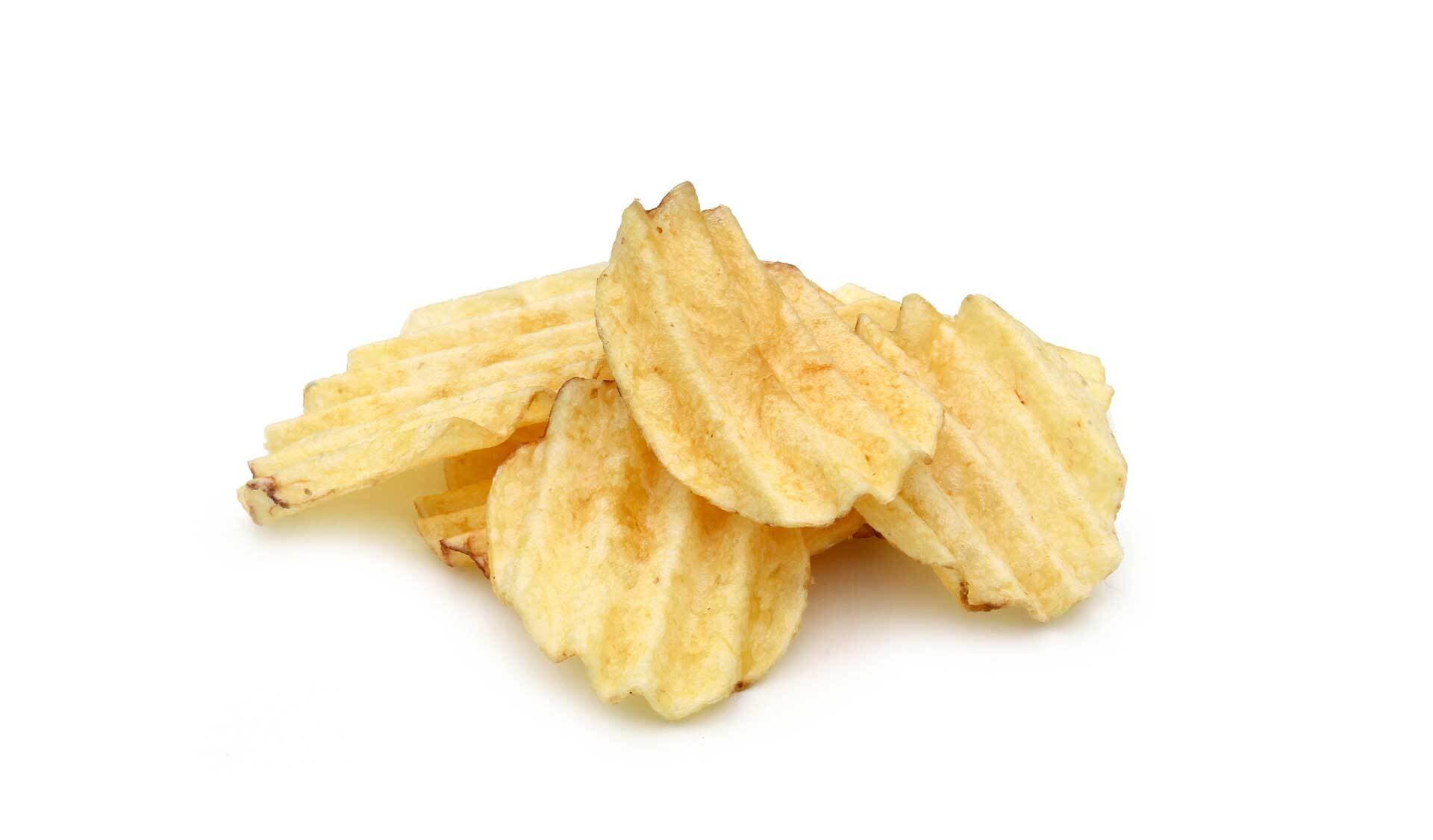 Geriffelte Kartoffelchips