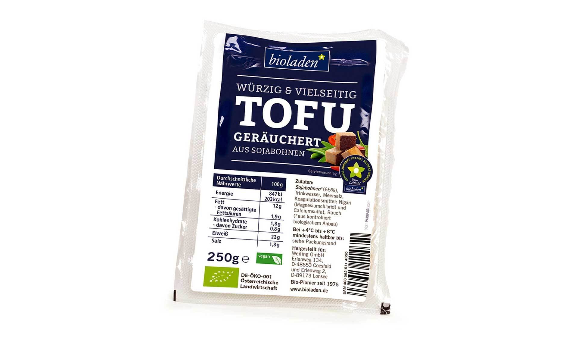 Weiling / Bioladen: ﻿﻿Tofu geräuchert