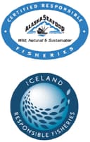 Wie gut sind die Fish-Labels Alaska Seafood Marketing Institute und  Iceland Responsible Fisheries?