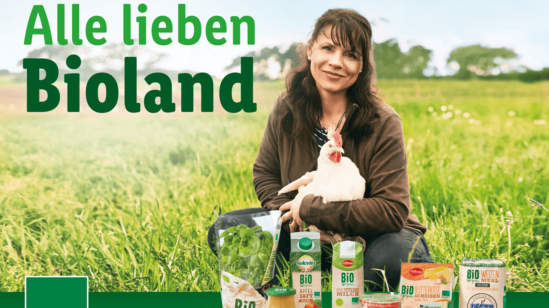 Plakat zur Bioland-Kampagne von Lidl