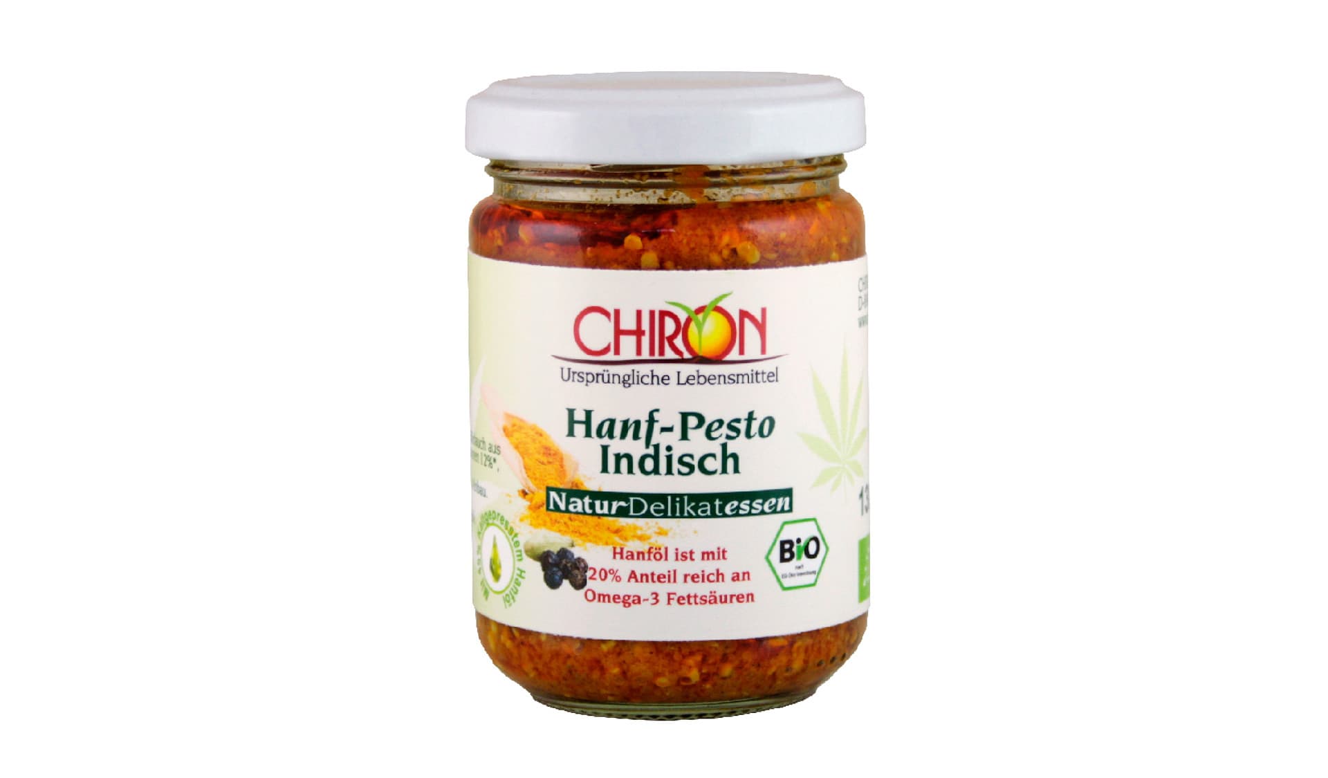 Chiron (www.naturdelikatessen.de) Hanf-Pesto indisch