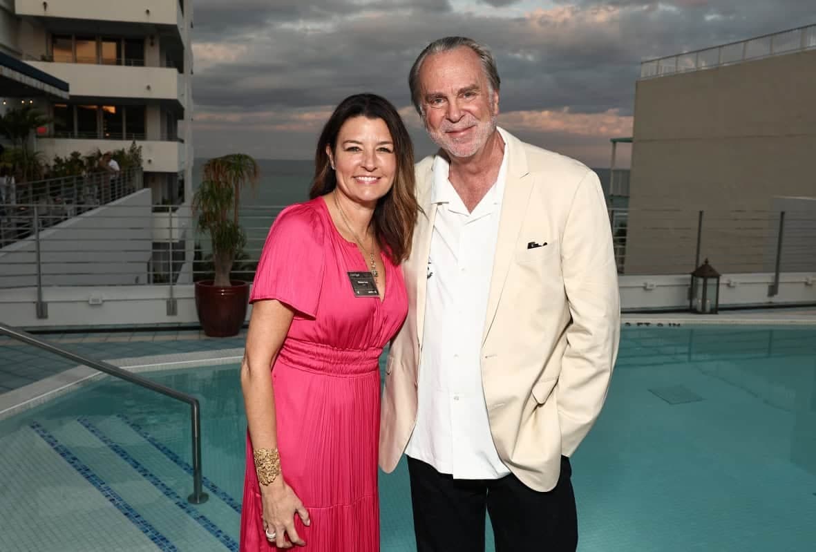 Melissa Levy and Rocco at First Night, the Sparks CMO dinner ahead of POSSIBLE 2026