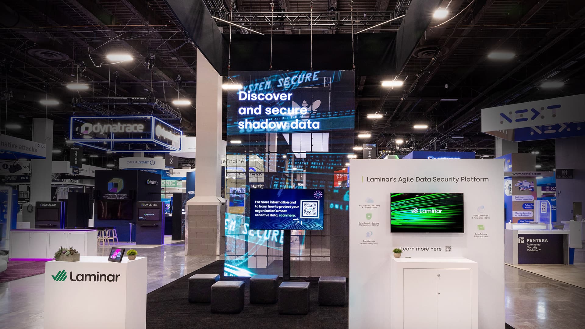 Laminar booth at Black Hat