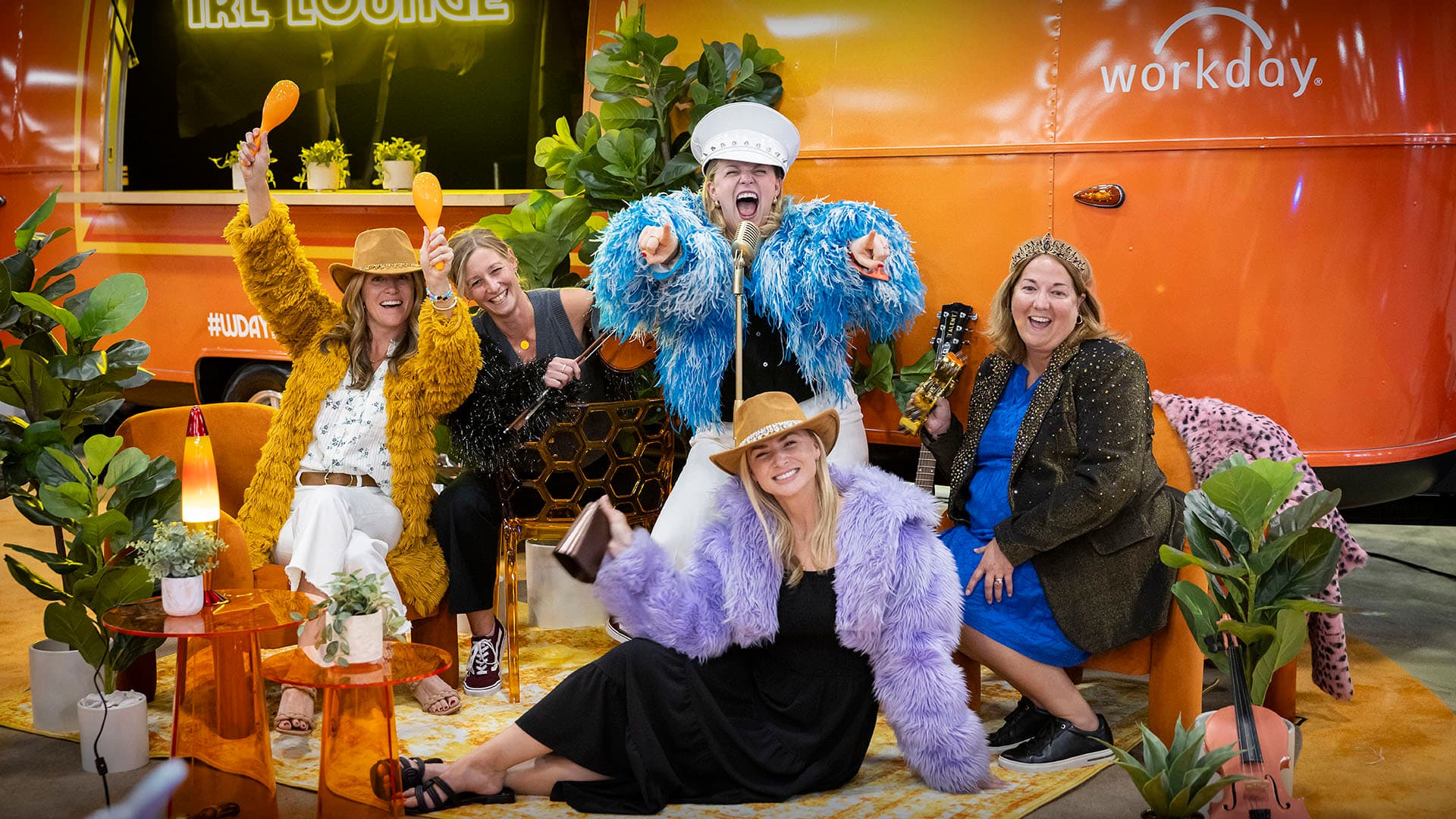 Workday Rising 2024 Lounge Area