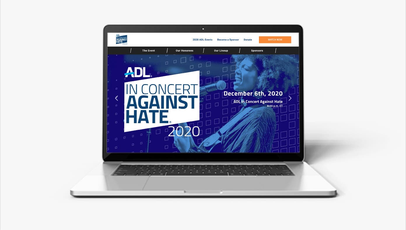 ADL In Concert Against Hate Screen 1