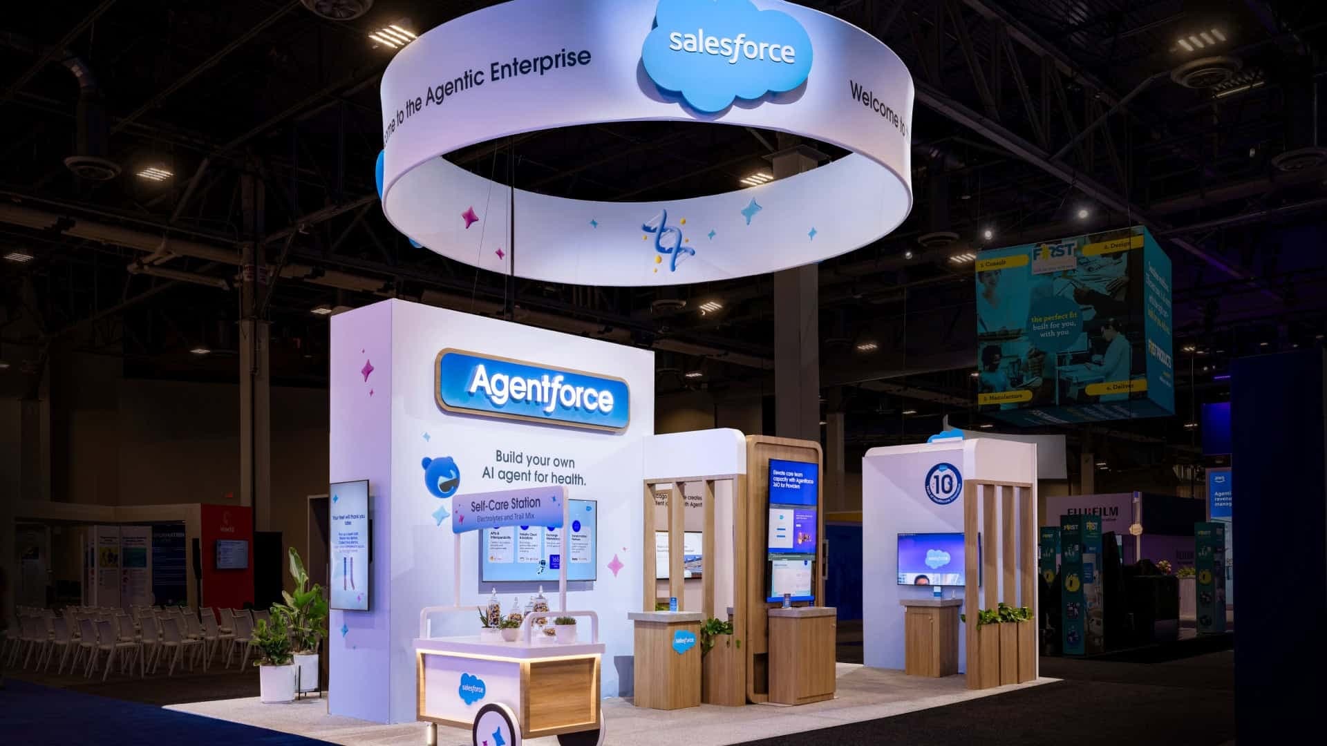 Salesforce Agentforce Booth at HIMSS 2026