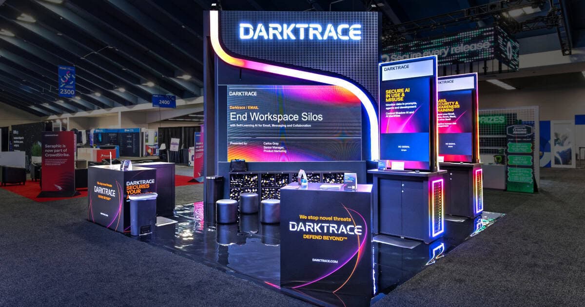 Darktrace booth