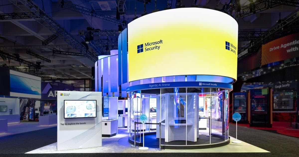 Microsoft booth