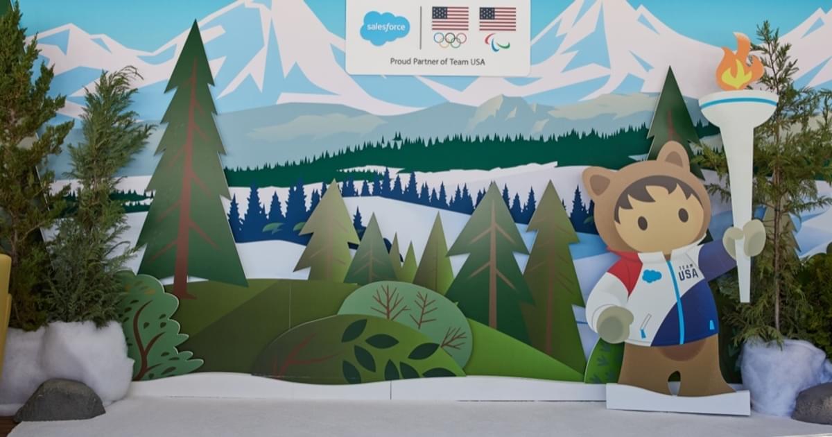 Salesforce Team USA Park City Olympic Activation Sparks