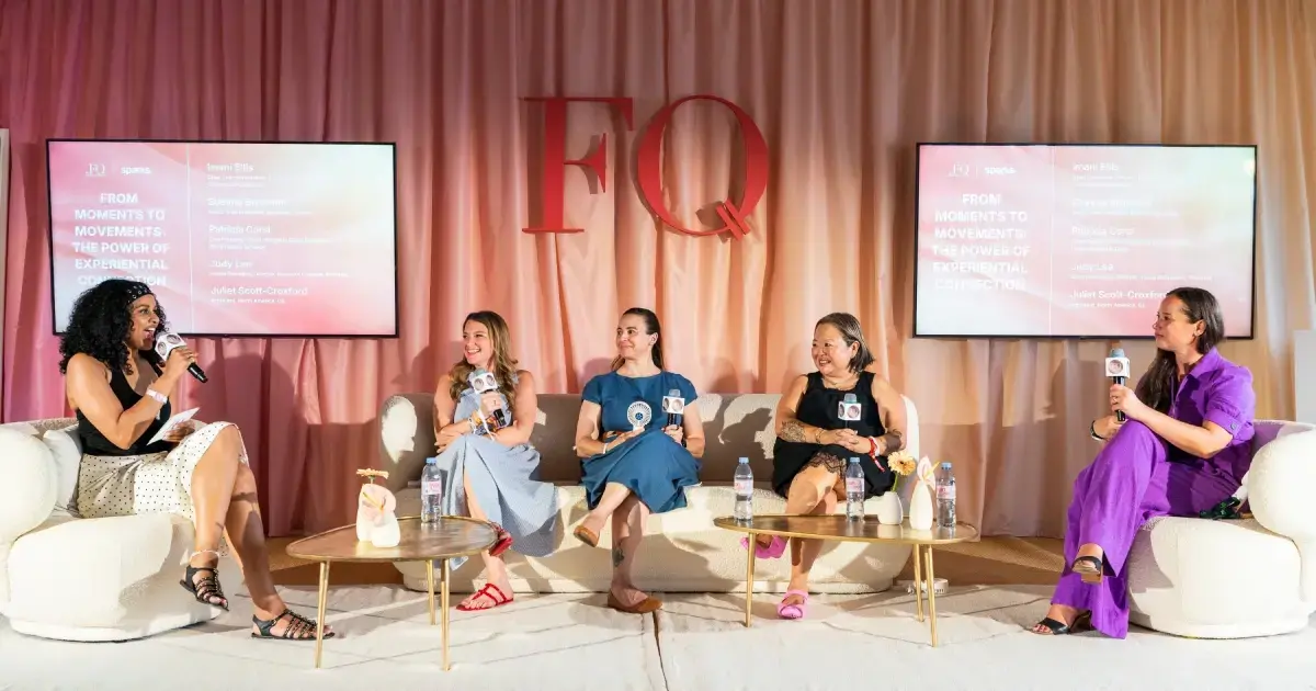 From Moments to Movements panel at FQ Beach, Cannes Lions 2026