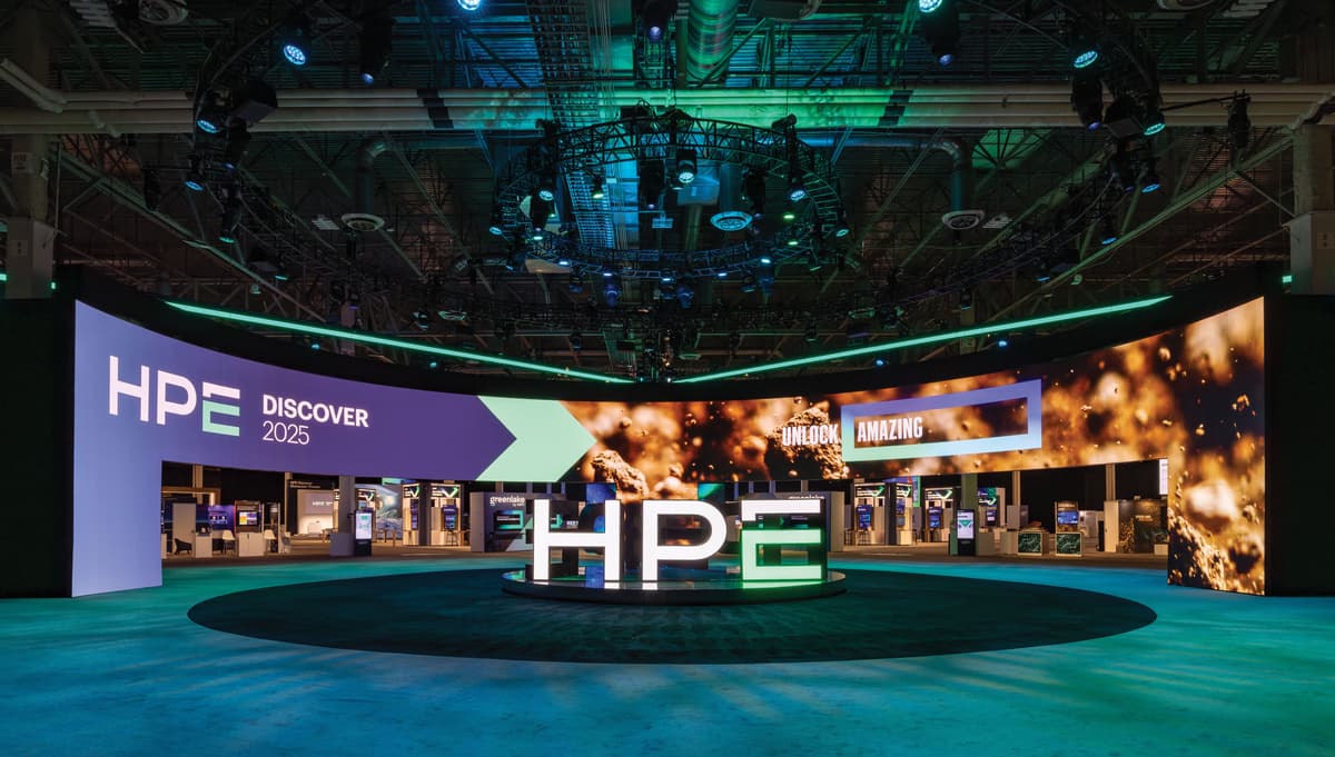 HPE Discover 2025 Event Booth