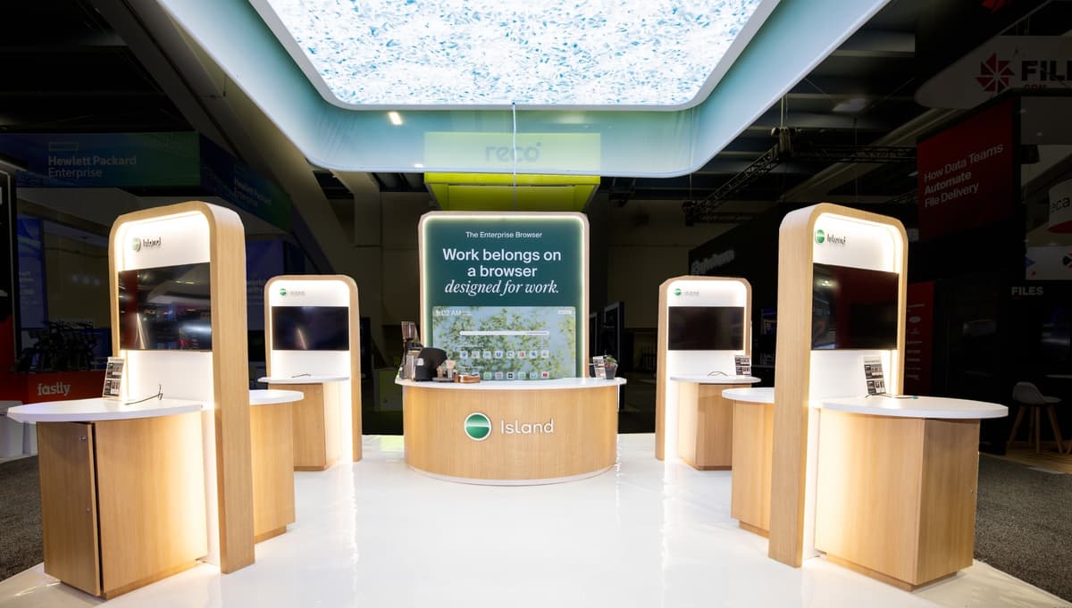 Island Exhibit — Enterprise Browser Center Theater