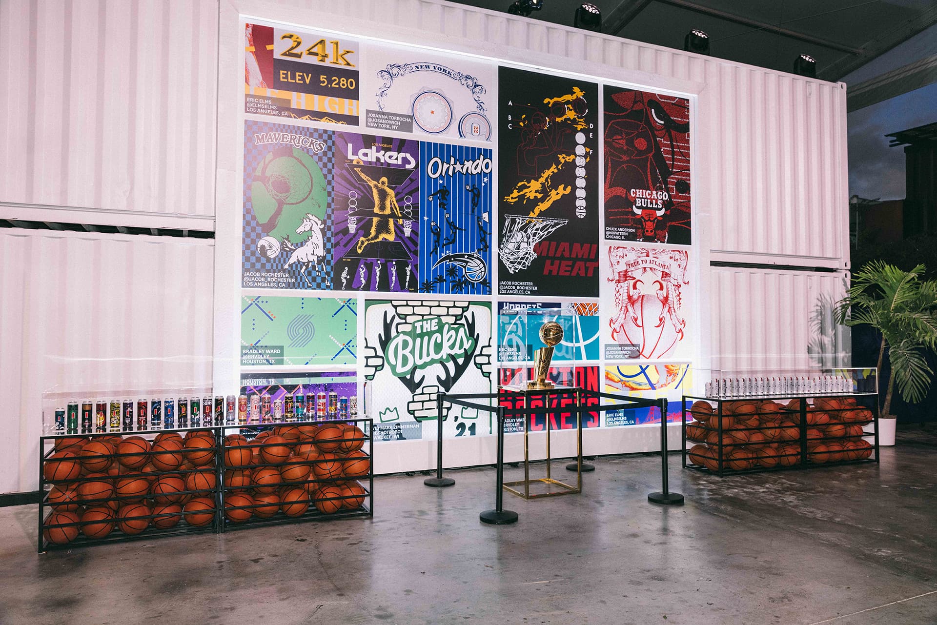 Michelob ULTRA Courtside Can Display