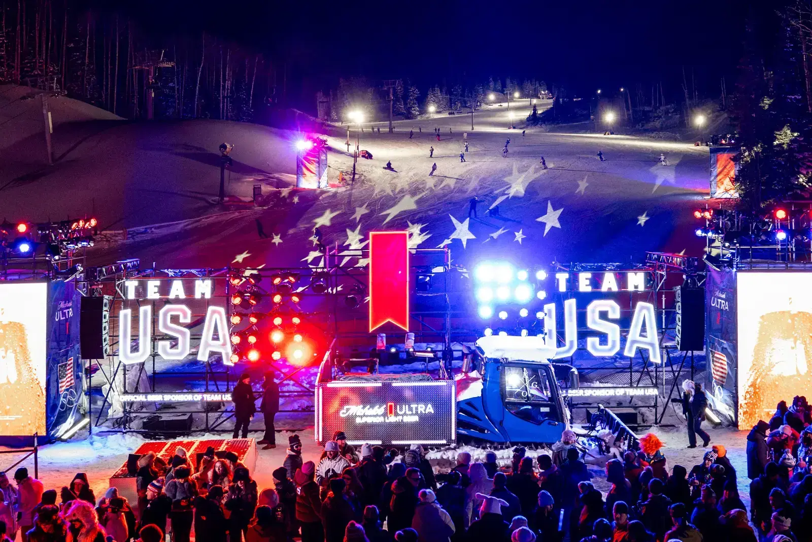Michelob ULTRA Summit 2026 Snow Cat Stage - Team USA
