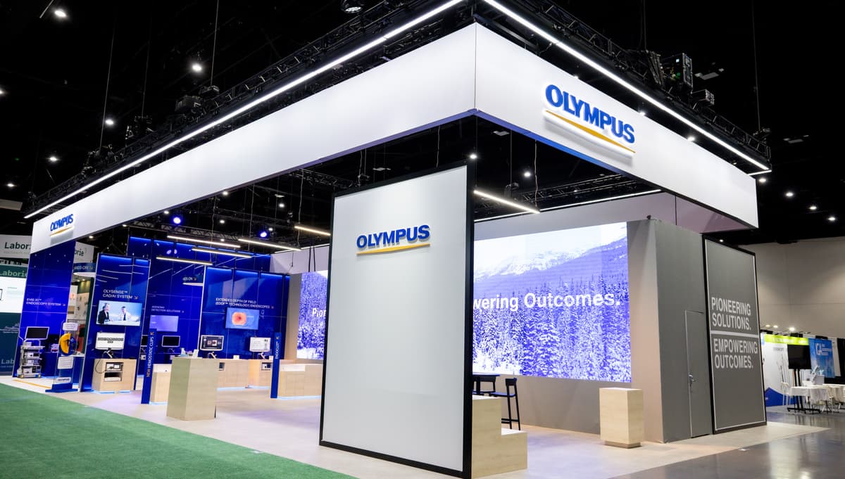 Olympus Trade Show Booth at DDW