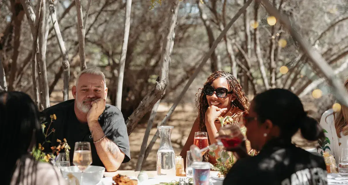 Longer conversations at the communal table — what happens when senior marketers trade the convention floor for a morning together