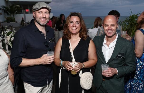 Ed Rogers (BeenThereDoneThat), Caroline Sparkes and Adam Charles (Sparks) at First Night, POSSIBLE 2026