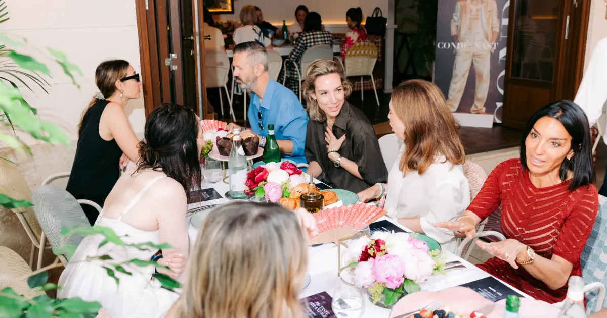 Senior leaders from luxury, technology, media, and consumer brands at The Taste Advantage breakfast, co-hosted by Sparks and Vogue Business at La Môme Cannes, Cannes Lions 2026