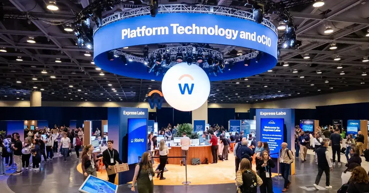 Workday Rising 2025 Express Labs Expo Floor