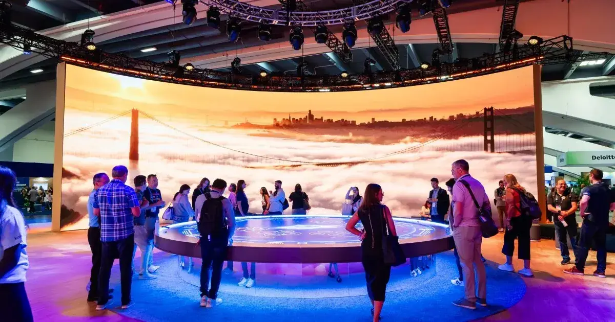 Workday Rising 2025 The Core Immersive LED Experience
