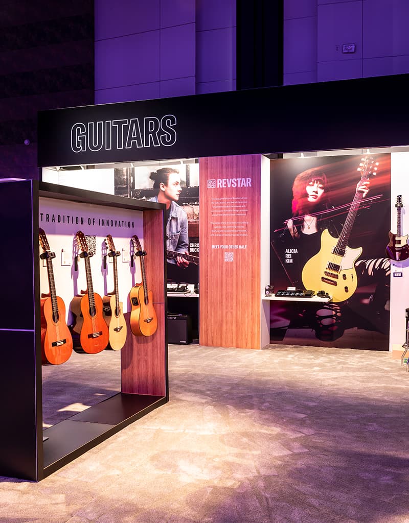 Yamaha namm guitars
