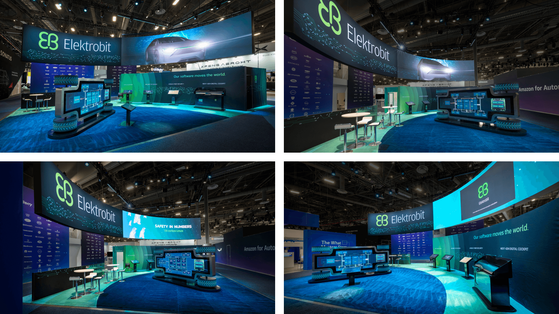 Elektrobit booth at CES 2024