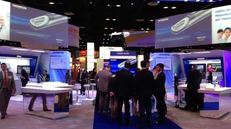 Olympus takes home award for best booth from aae again