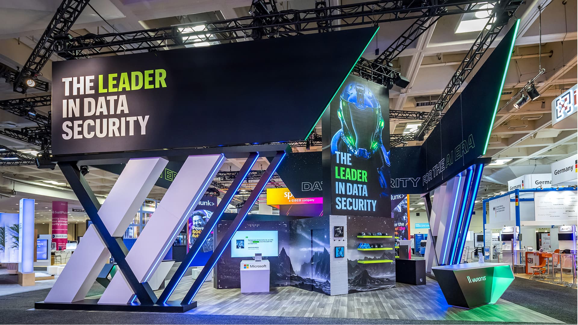 Varonis Beautiful Booth 1st Place