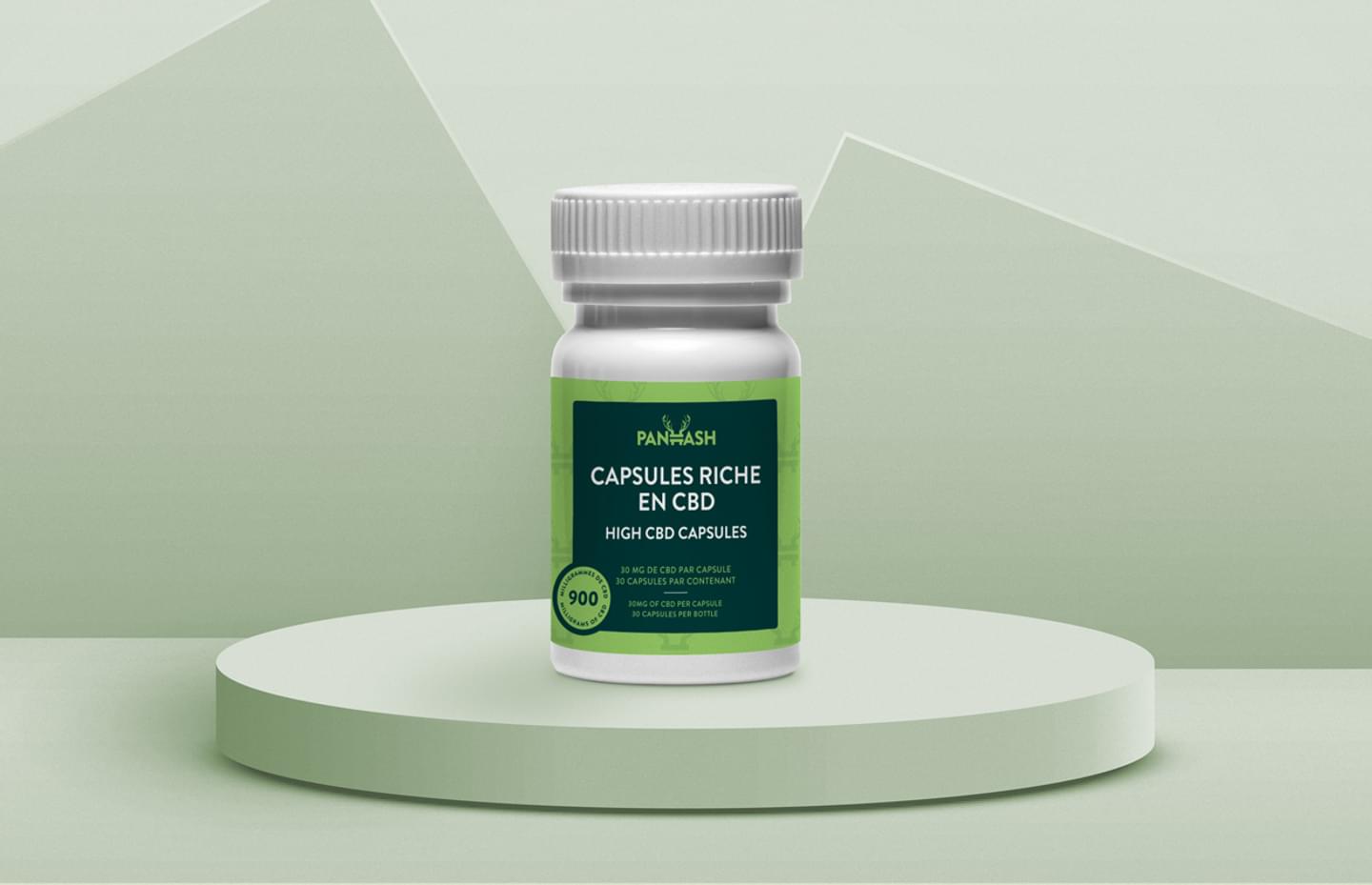 Panhash CBD Capsules Background Wide Uncompressed 2