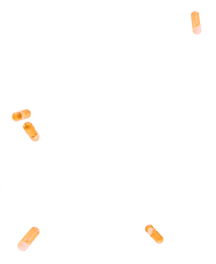 Panhash cbd capsules floating background