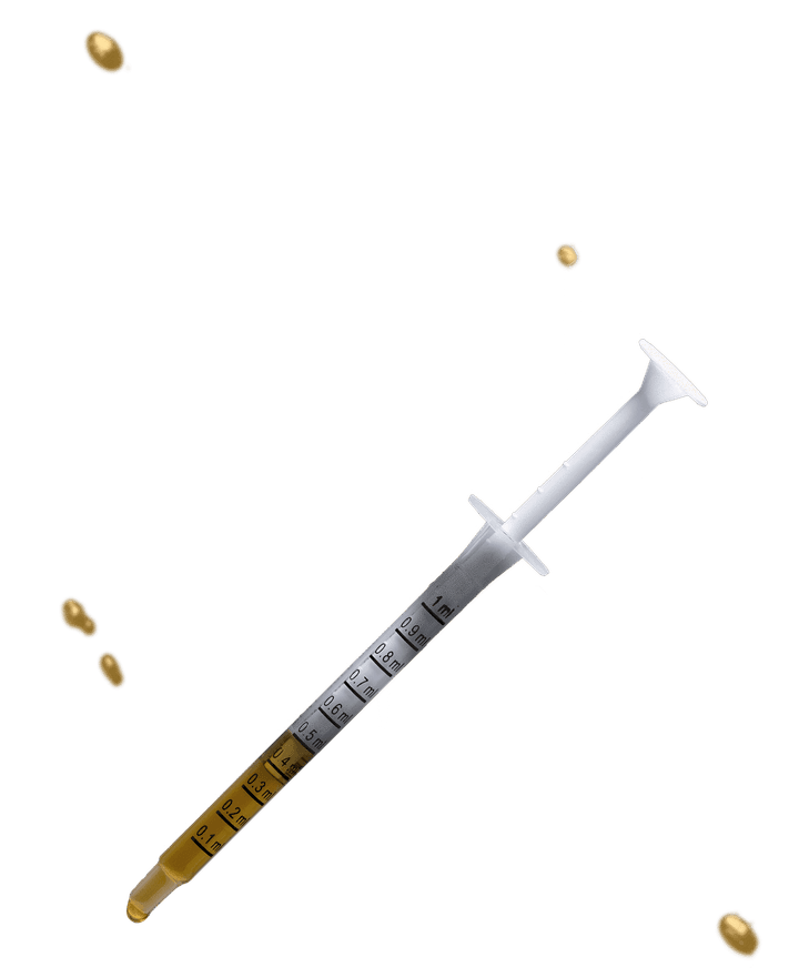 Panhash cbd oil floating background
