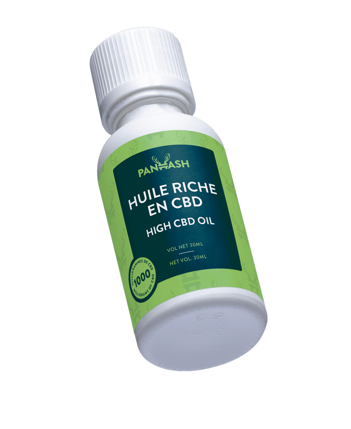 Panhash cbd oil floating bottle